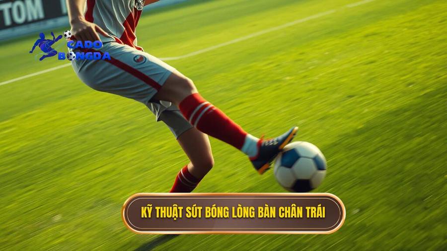 2. Kỹ thuật sút bóng lòng bàn chân trái