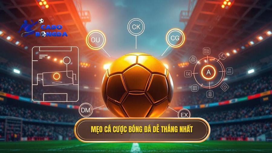 Mẹo cá cược bóng đá dễ thắng nhất
