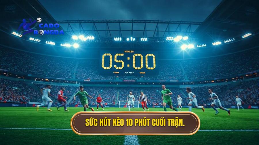 2. Sức hút kèo 10 phút cuối trận.