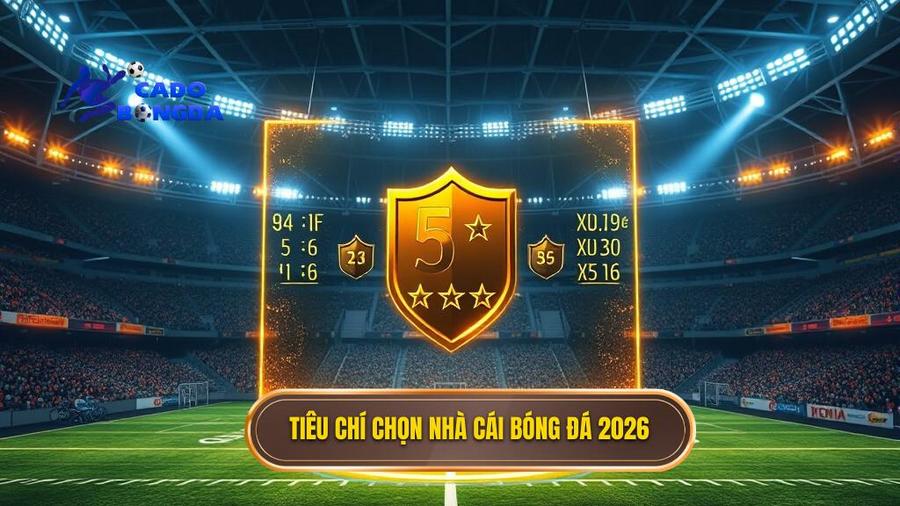 Tiêu chí chọn nhà cái bóng đá 2026