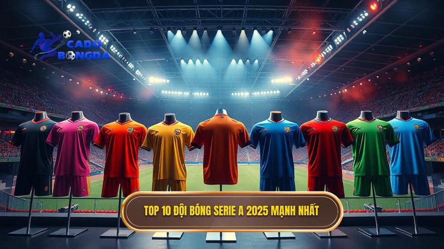 2. Top 10 đội bóng Serie A 2025 mạnh nhất