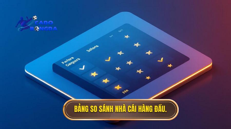 Bảng so sánh nhà cái hàng đầu.