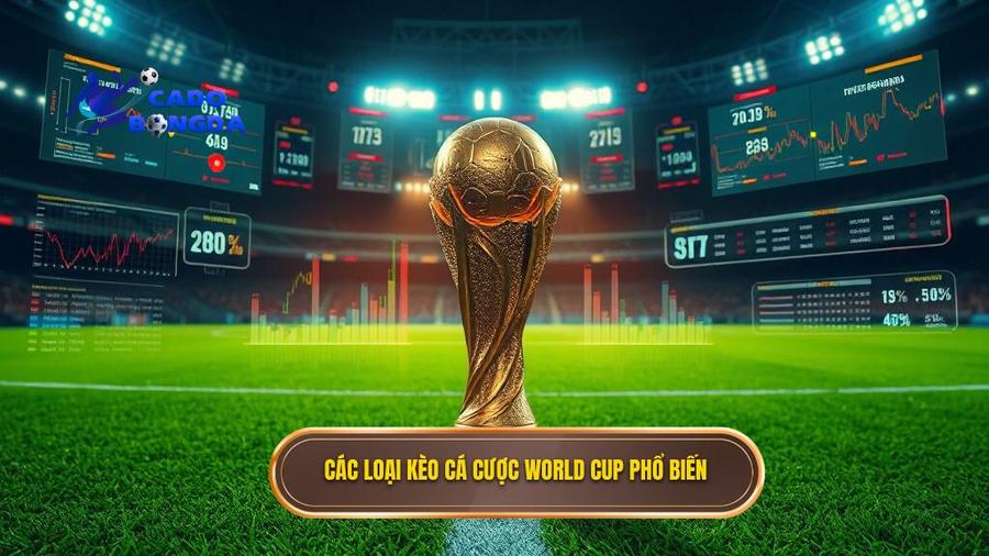 Các loại kèo cá cược World Cup phổ biến